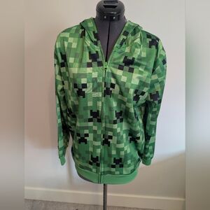 Minecraft Zip Up Youth Hoodie